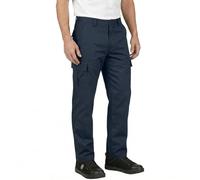Lee Cooper Men's Classic Multi Pocket Cargo Work Trouser Easy care Safety Pant, Navy, 34W / 33L