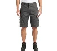 Lee Cooper Men's Cargo Work Shorts Multi Pocket Heavy Duty, Grey, 30W | Reinforced Triple Needle Stitching, Cotton Blend Easy Care Fabric, 200 GSM Lightweight & Flexible,Multi-Utility Pocket Design