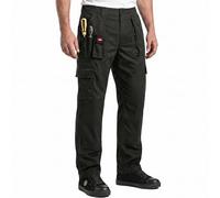 Lee Cooper Men's Cargo Work Trousers Knee Pad Pockets 320 GSM,Black,38W/31L