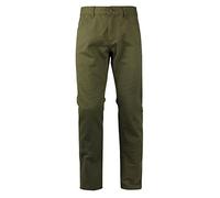 Lee Cooper Mens Casual Denim Chinos Cotton Bottoms (Army Green, 32W R)