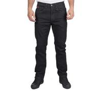 Lee Cooper Mens Denim Stretch Straight Leg Jeans (Black) - Size 34 Long