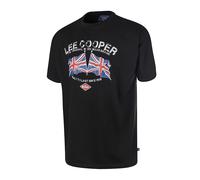 Lee Cooper Mens Logo Cotton T-Shirt (Black) - Size X-Large