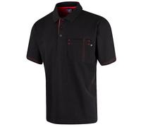 Lee Cooper Mens Pique Polo Shirt (Black) material_cotton - Size 3XL