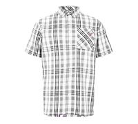Lee Cooper Mens Short Sleeve Check Shirt White Check L
