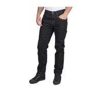 Lee Cooper LCPNT219 Workwear 5 Pocket Navy Wash Stretch Denim Jeans, Black, 42W/L