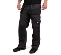 Lee Cooper Workwear LCPNT216 Mens Multi Pocket with Knee Pad Pockets Fixed Holster Work Cargo Trouser,Grey/Black,40W/31L