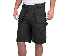Lee Cooper Workwear LCSHO810 Mens Durable Woven Flexible Comfortable Work Safety Cargo Shorts, Black, 30W
