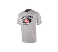 Lee Cooper Workwear Mens Printed T-Shirt, Grey/marl, Xl