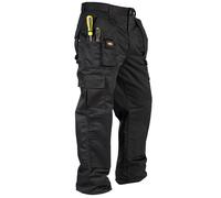 Lee Cooper Workwear Mens Heavy Duty Cargo Combat Knee Pad Pocket Work Trousers