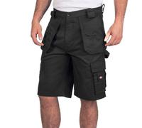 Lee Cooper Workwear Mens Holster Pocket Cargo Shorts, Black, 32W