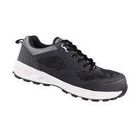 Lee Cooper Workwear Mens Lightweight Metal Free Non Metal Composite Toe Cap Work Safety Trainer Shoe S1P/SRA, Black, UK 7