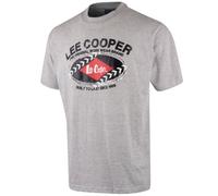 Lee Cooper Workwear Mens Printed T-Shirt, Grey/marl, 3Xl