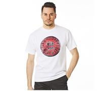 Lee Cooper Workwear Mens Printed Tee Crew Neck Short Sleeve Work T-Shirt, White, M