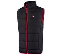 Lee Cooper Workwear Men's Quilted Padded Vest in Black | Size: XL Lee Cooper Workwear Black XL