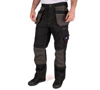 Lee Cooper Workwear Men's Reflective Trim Holster Pocket Trouser in Black | Size: 34R Lee Cooper Workwear Black 34R