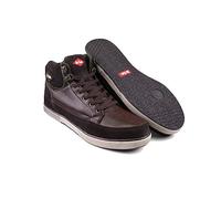 Lee Cooper Workwear Mens Retro High Top Work Safety Ankle Boot With Protective Steel Toecap & Puncture Resistant Midsole S1P/ SRA, Brown, 12 UK/46 EU