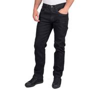 Lee Cooper LCPNT219 Workwear 5 Pocket Navy Wash Stretch Denim Jeans, Black, 40W/S