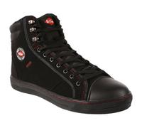 Lee Cooper Workwear Sb Sra Safety Ankle Baseball Boot, Black, Uk 4/eu 37