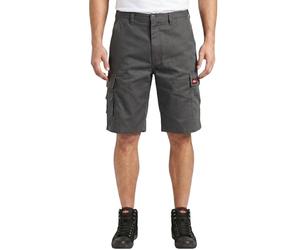 Lee Cooper Workwear Shorts Cargo with Multi-Pocket Classic Heavy Duty Easy Care Lightweight Summer Casual Workwear Triple Stitched Durable Fabric Capri Short Pants (Grey, 30W)