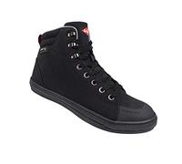 Lee Cooper Workwear LCSHOE158 Unisex Mens Ladies SB / SRA Retro Baseball Boot Work Safety Shoe, Cordura Boot Black, Black, 3 UK