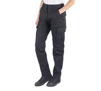 Lee Cooper Workwear Women's Classic Cargo Trousers in Black | Size: 14L Lee Cooper Workwear Black 14L