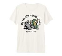 Lee County Manatee Park Florida USA Manatee Alligator Design Premium T-Shirt