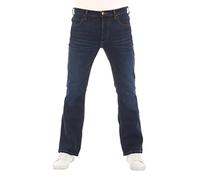 Lee Denver Men's Stretch Bootcut Jeans Trousers Denim Blue 32 33 34 36 38 40 42 44 46, Dark Blue Elko (Lss1hdbu3), 40 W/32 L
