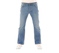 Lee Denver Men's Stretch Bootcut Jeans Trousers Denim Blue 32 33 34 36 38 40 42 44 46, Rinse (Lss1sj363), 32 W/32 L