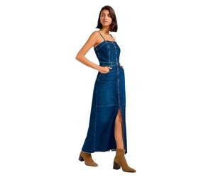 LEE - Dress - Slim Fit - Maxi Denim Dress - Dark Fusion
