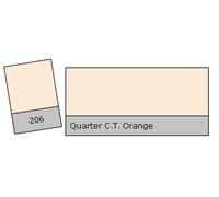 Lee Filter Roll 206 Q.C.T. Orange