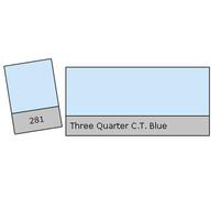 Lee Filter Roll 281 3 Qu.C.T.Blue