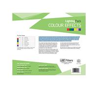 LEE Filters Colour Effects Lighting Gel Filter Pack 250mm x 300mm - Contains 6 Colours for use in Studio, 2 Sheets Per Colour Totalling 12 sheets