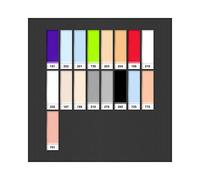 LEE Filters Quick Location Lighting Gel Filter Pack 250mm x 300mm - Contains 17 Colours with a Total of 24 sheets