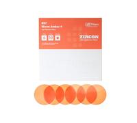 LEE Filters Zircon for LED 807 Warm Amber 4 Self-Adhesive Discs for LED 50mm Pack of 6