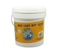 Lee Fisher Mako CBT-S5 Mono Cast 5-Feet Net (3/8" Sq.Mesh, White)
