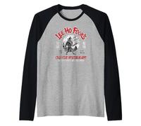 Lee Ho Fook's Howling Werewolf Aged Color Print for Darks Raglan Baseball Tee