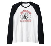 Lee Ho Fook's Howling Werewolf Distressed Color Print Raglan Baseball Tee