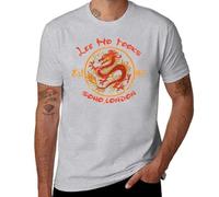 Lee Ho Fooks T-Shirt T-Shirt T-Shirt Short Sleeve tee Edition t Shirt Grey 3XL