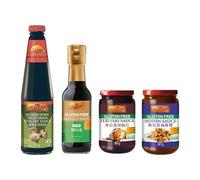 Lee Kum Kee Gluten Free Stir Fry Teriyaki Cooking Sauce Bundle (Set of 4)