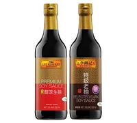 Lee Kum Kee Premium Soy Sauce Bundle (Light and Dark) - Pack of 2