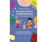 Lee Laa Lou, Haggadah Companion, Sticker Activity Booklet, 24 Page, 200 Stickers, Passover Activity for Kids, Coloring, Drawing, Writing, Fun Activities, for Passover seder