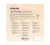 LEE LED Correction Lighting Gel Filter Pack 300mm x 300mm - Contains 14 Sheets, 1 Sheet Per Colour Totalling 14 sheets