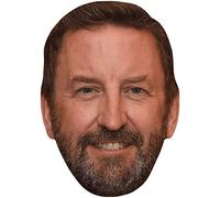 Lee Mack (Beard) Celebrity Mask, Flat Card Face, Fancy Dress Mask