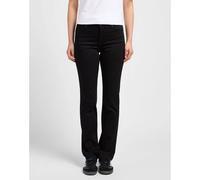 Lee Women's Marion Straight Jeans, Black (Black Rinse 47), 34W / 33L