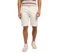 Lee Men's 5 Pocket Short Denim, Clean White, 40W
