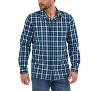 Lee Men's All Purpose Classic Fit Long Sleeve Shirt, Rivet Navy Plaid, 38/40