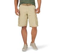 Lee Men's Big & Tall Dungarees New Belted Wyoming Shortbig Tall Dungarees ? ?? ???? ???Big Tall D Cargo Shorts, Buff, 44 UK