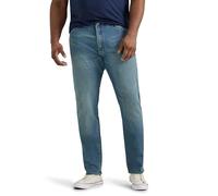 Lee Men's Big & Tall Extreme Motion Athletic Taper Jean, Mega, 42W x 30L