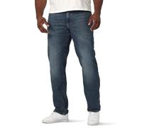 Lee Men's Big & Tall Extreme Motion Relaxed Straight Jean, Maddox, 52W x 32L