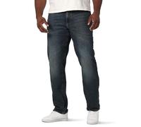 Lee Men's Big & Tall Extreme Motion Relaxed Straight Jean, Maverick, 52W x 34L